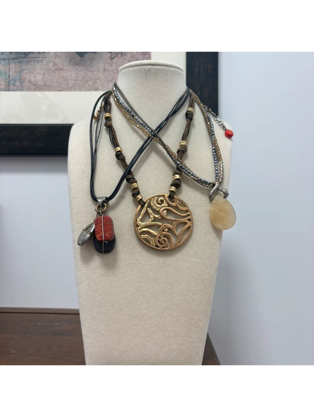 Bundle Lot of 3 Chico’s 14” Necklaces